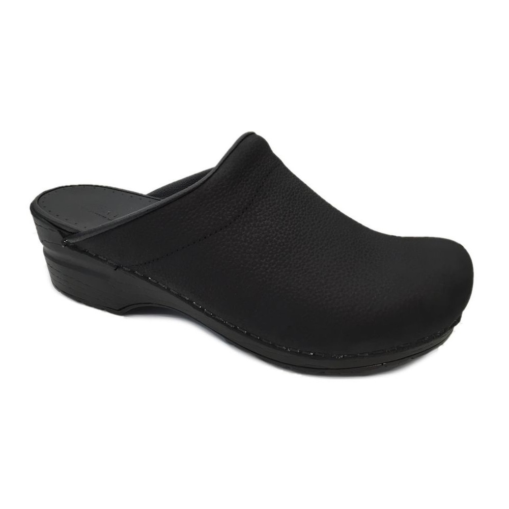 Sanita Men's Black Clogs